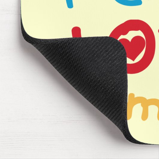 Tシャツとギフトが大好き マウスパッド (コーナー)