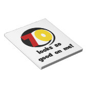 Tシャツとギフトで70個見える ノートパッド (アングル)