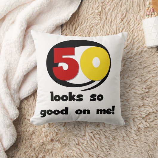 Tシャツとギフトに50個見える クッション (ブランケット)