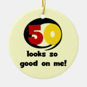 Tシャツとギフトに50個見える セラミックオーナメント (正面)