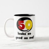 Tシャツとギフトに50個見える ツートーンマグカップ (左)