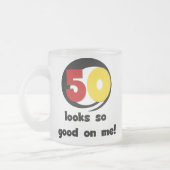 Tシャツとギフトに50個見える フロストグラスマグカップ (左)