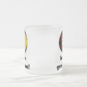 Tシャツとギフトに50個見える フロストグラスマグカップ (中央)