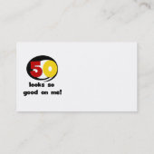 Tシャツとギフトに50個見える 名刺 (裏面)