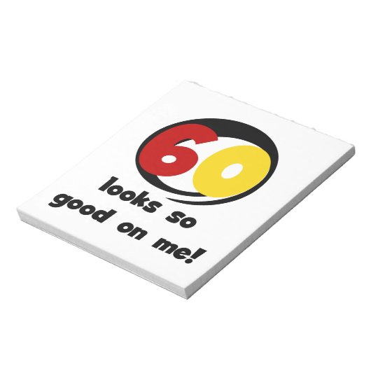 Tシャツとギフトに60個見える ノートパッド (回転)