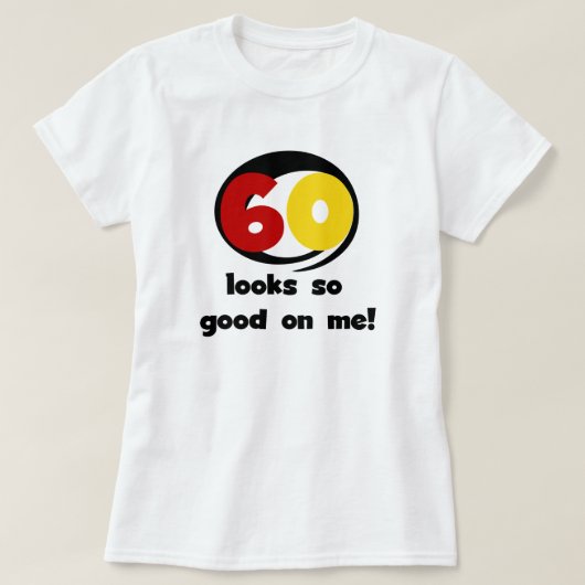 Tシャツとギフトに60個見える Tシャツ (デザイン正面)