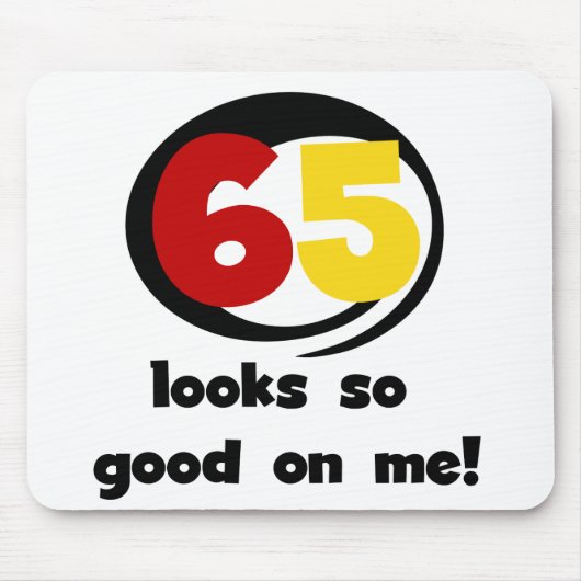 Tシャツとギフトに65個見える マウスパッド (正面)