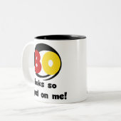 Tシャツとギフトに80個見える ツートーンマグカップ (正面左)