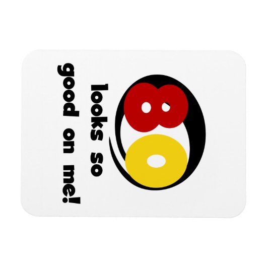 Tシャツとギフトに80個見える マグネット (横)