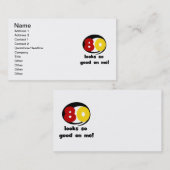 Tシャツとギフトに80個見える 名刺 (正面/裏面)