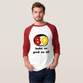 Tシャツとギフトに80個見える Tシャツ (正面フル)