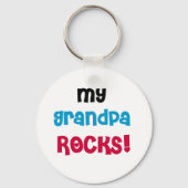 Tシャツとギフトのおじいちゃん キーホルダー (正面)