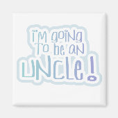 Tシャツとギフトのおじさん マグネット (正面)