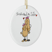 Tシャツとギフトのお姉さんについて セラミックオーナメント (右)