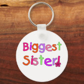 Tシャツとギフトのお姉さん キーホルダー (正面)