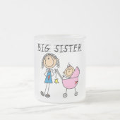 Tシャツとギフトのお姉さん フロストグラスマグカップ (中央)