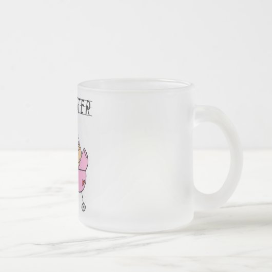 Tシャツとギフトのお姉さん フロストグラスマグカップ (右)