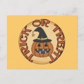 Tシャツとギフトのトリックまたは治療 ポストカード (正面)