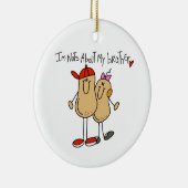 Tシャツとギフトの兄さんの大好き セラミックオーナメント (右)