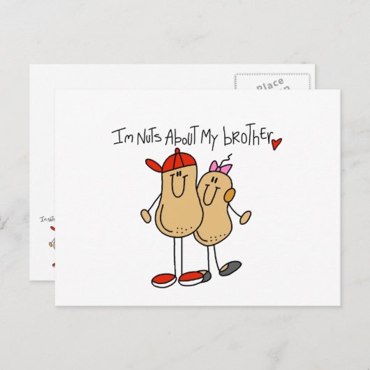 Tシャツとギフトの兄さんの大好き ポストカード (正面/裏面)