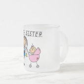 Tシャツとギフトの妹 フロストグラスマグカップ (正面右)