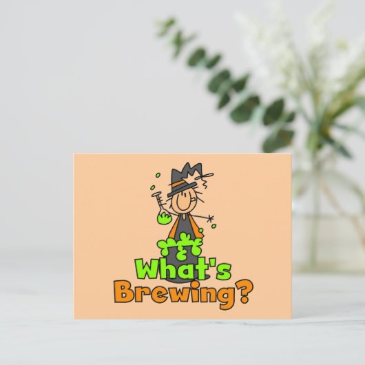 Tシャツとギフトの醸造とは ポストカード (スタンド正面)