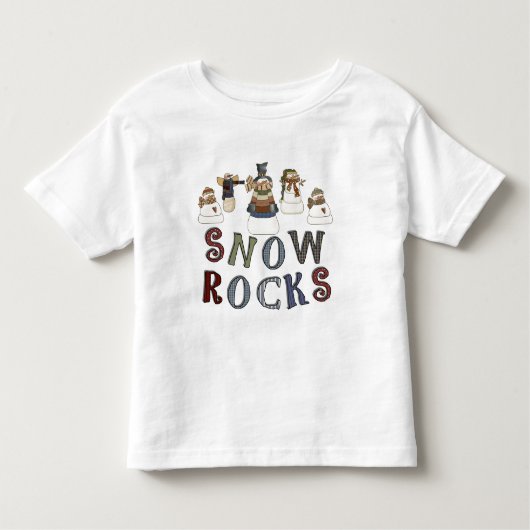 Tシャツとギフトの雪玉 トドラーTシャツ (正面)