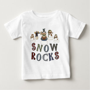 Tシャツとギフトの雪玉 ベビーTシャツ