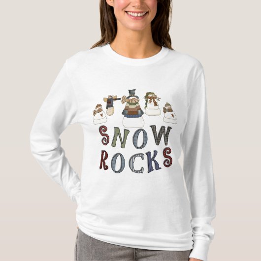 Tシャツとギフトの雪玉 Tシャツ (正面)