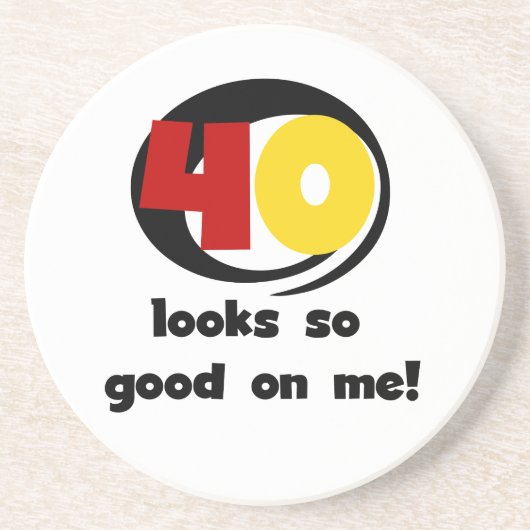 Tシャツとギフトは40個見える コースター (正面)