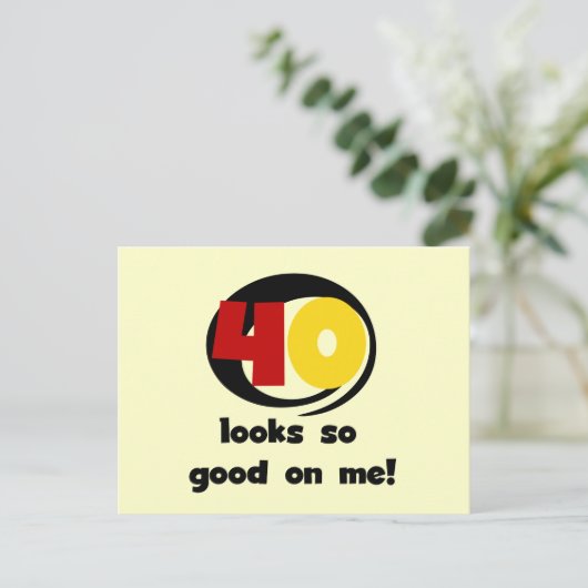 Tシャツとギフトは40個見える ポストカード (スタンド正面)