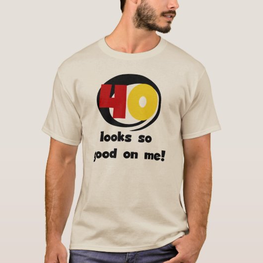 Tシャツとギフトは40個見える Tシャツ (正面)