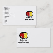 Tシャツとギフトは45個見える 名刺 (正面/裏面)