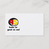 Tシャツとギフトは45個見える 名刺 (裏面)