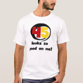 Tシャツとギフトは45個見える Tシャツ (正面)