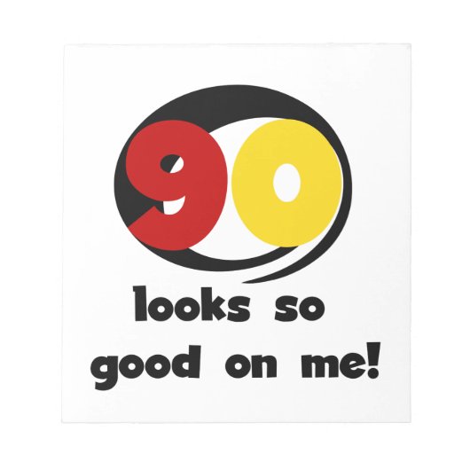 Tシャツとギフトは90枚でいい ノートパッド (正面)