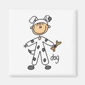 Tシャツとギフトをドレスアップ マグネット (正面)