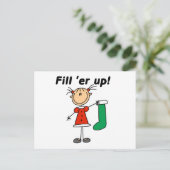 Tシャツとギフトを埋める シーズンポストカード (スタンド正面)