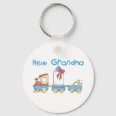Tシャツとギフトを楽しむ新登場おばあちゃん キーホルダー (正面)