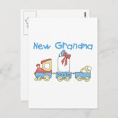 Tシャツとギフトを楽しむ新登場おばあちゃん ポストカード (正面/裏面)