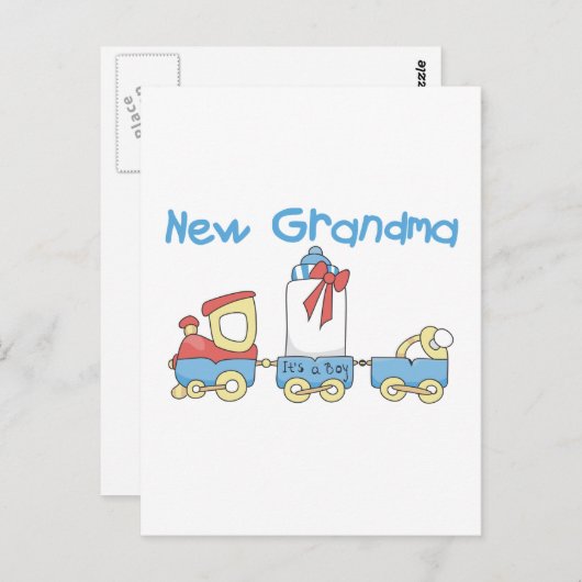 Tシャツとギフトを楽しむ新登場おばあちゃん ポストカード (正面/裏面)