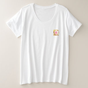 Tシャツとサイズの女性クールエコスタイルデザイン プラスサイズTシャツ