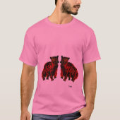 Tシャツと彼女のクマCUBの憧れ Tシャツ (正面)