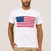 Tシャツと米国国旗 Tシャツ (正面)