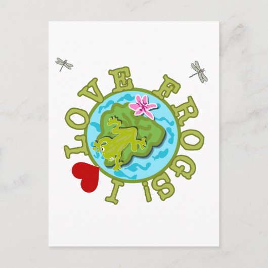 Tシャツと贈り物が大好き ポストカード (正面)