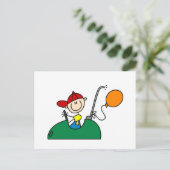 Tシャツと贈り物のバンパーカー ポストカード (スタンド正面)