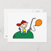 Tシャツと贈り物のバンパーカー ポストカード (正面/裏面)