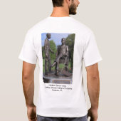 TシャツとTシャツのThaddeus Stevens引用文 Tシャツ (裏面)