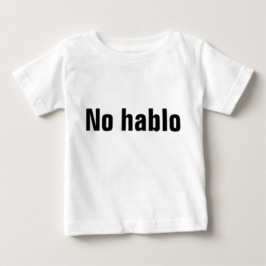 Tシャツなし ベビーTシャツ (正面)