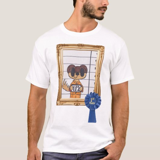 Tシャツにおもしろいブーが起こる Tシャツ (正面)